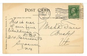 NY - Syracuse. Onondaga County Courthouse  (creases)