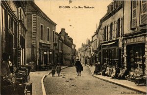 CPA Digoin La Rue Nationale FRANCE (955376)