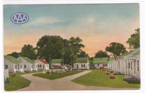 Perry Court Motel Perry Georgia 1961 postcard