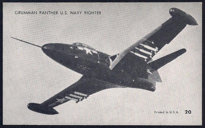 Grumman Panther Navy Jet unused c1950's