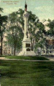 Soldiers Monument in Augusta, Maine