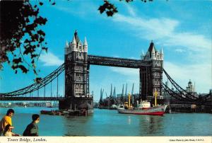 BR77913 tower bridge london ship bateaux uk  14x9cm