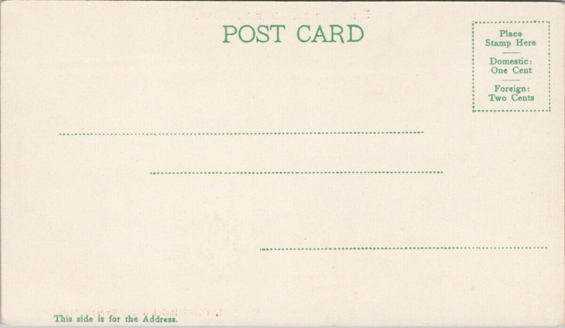 The Square Everrett MA Mass UNUSED Philbrick Postcard F51