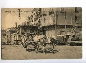 203024 ITALY NAPOLI Via Marina Pescheria fish market postcard