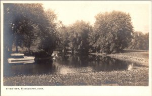 RPPC River View, Middletown Stamford CT Undivided Back Vintage Postcard P49