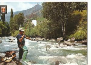 Postal 032062 : Pirineo Aragones (Huesca). Jacetania tipica. Pescando la trucha