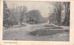 Lebanon Springs New York Lenox Village Street Vintage Postcard AA50091