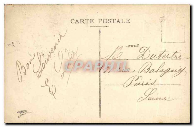 Old Postcard Environs De Rouen Bonsecours Church Statue