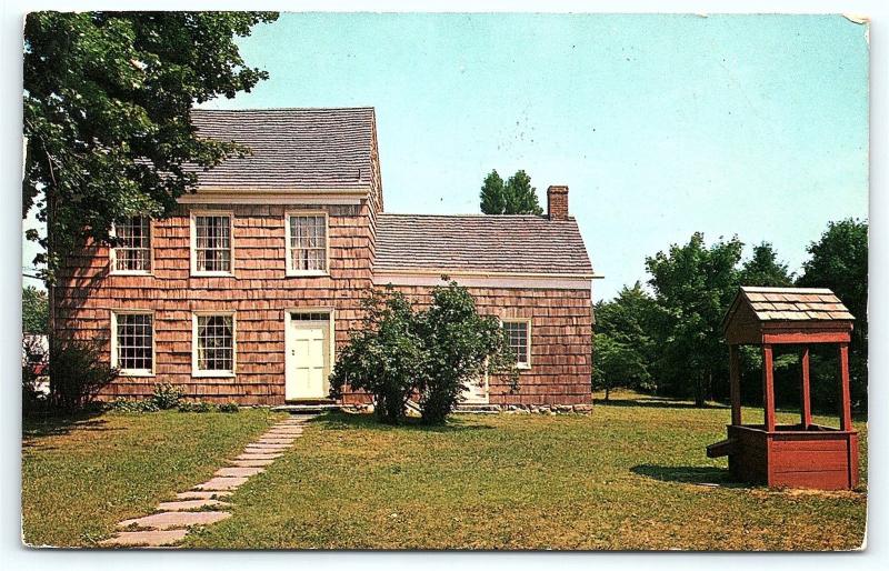 Postcard NY LI Long Island Huntington Walt Whitman House Exterior #2 F09