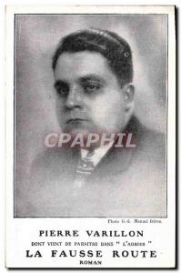 Postcard Old Stone Road Varillon False