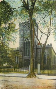 Salem, Massachsetts~Wrought Iron Spikes: Fenced in North Church~~1910 Postcard