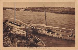 BR73268 valencia canal de la albufera boat  spain