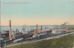 New York NY Postcard c1910 SYRACUSE Solvay Process Works Factory