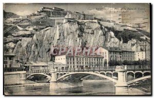 Postcard Grenoble Old Bridge Gate and Fort France