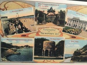 Postcard   Reprinted  View Newport, RI.           U2
