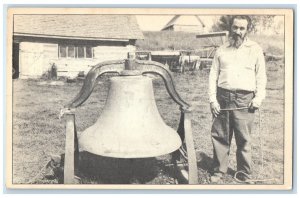 c1960's Mr. Earl Danard Curator NW Pioneer Village Alberta Canada Postcard