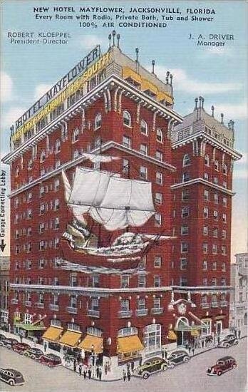 Florida Jacksonville New Hotel Mayflower Tichnor