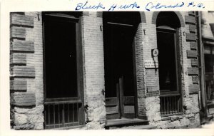 H73/ Black Hawk Colorado RPPC Postcard c1940s Post Office Building  177