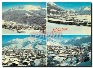 Modern Postcard Klosters