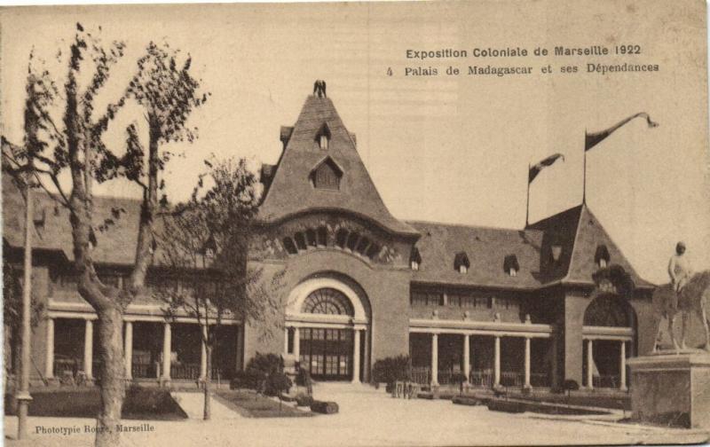 CPA MARSEILLE EXPO Coloniale 1922 - Palais de Madagascar et.... (174108)