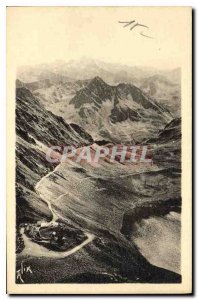 Postcard Old Route du Pic du Midi de Bigorre Lake Oncet Pass Sencours