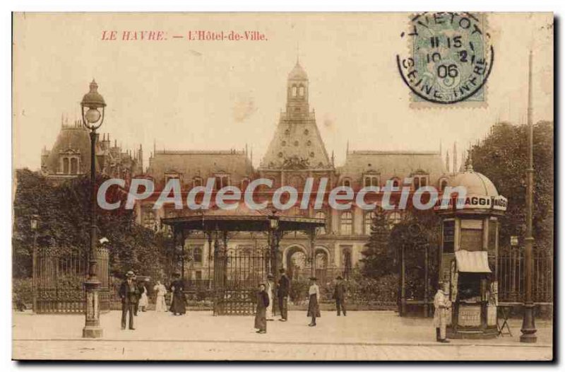 Old Postcard Le Havre City Hotel