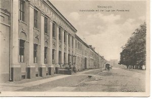 Neuruppin  Heinrichstrabe mit der Loge (am Paradeplatz)