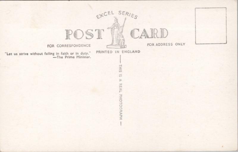 South Sands Paignton Devon England UK Excel Series RPPC Real Photo Postcard E29