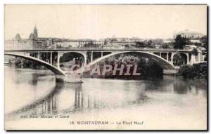 Old Postcard Montauban Le Pont Neuf