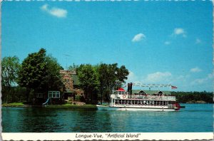 New York 1000 Islands Longue-View Artificial Island