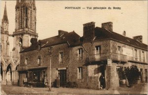 CPA PONTMAIN - Vue principale du Bourg (123519)