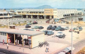 New Ferry Terminal Building PENANG Malaysia c1950s Chrome Vintage Postcard