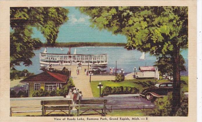 Michigan Grand Rapids View Of Reeds Lake Ramona Park