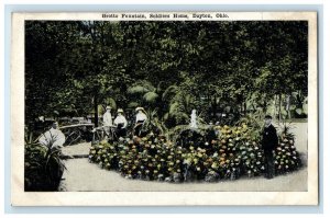 c1910's Grotto Fountain Soldiers Home Dayton Ohio OH, Posted Antique  Postcard 