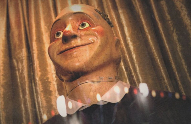 Dr Doctor Who Smiler Puppet Dummy BBC TV Postcard