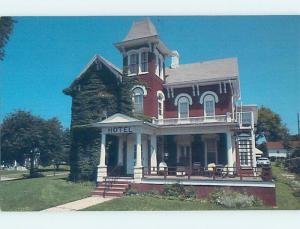 1980's BROOKLYN HISTORICAL HOTEL Brooklyn - Near Grinnell Iowa IA H0795@