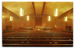First Baptist Church Interior, Herrin, IL Postcard *6V(3)25