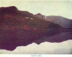 c1905 Echo Lake White Mountains New Hampshire Unposted NH Antique Postcard