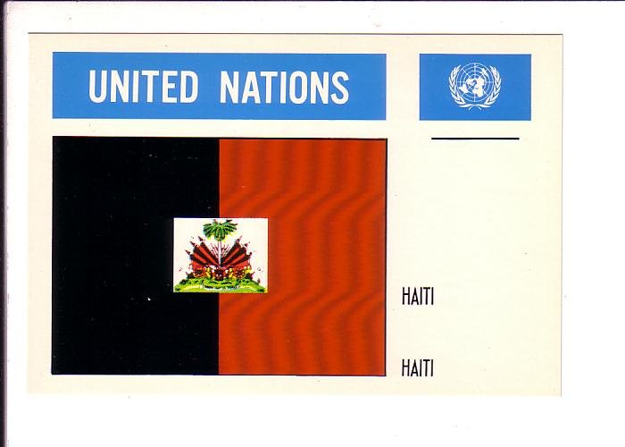 Haiti, Flag, United Nations