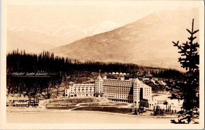 RPPC View of Chalet Lake Louise Alberta Canada Vintage Postcard K57