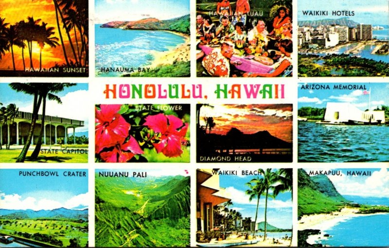 Hawaii Honolulu Multi View 1978