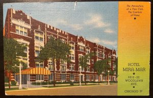 Vintage Postcard 1957 Hotel Mira-Mar, Chicago, Illinois