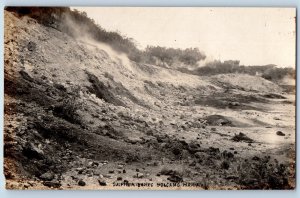 Sulfur Banks Hawaii HI Postcard RPPC Photo Sulfur Banks Volcano c1930's Vintage