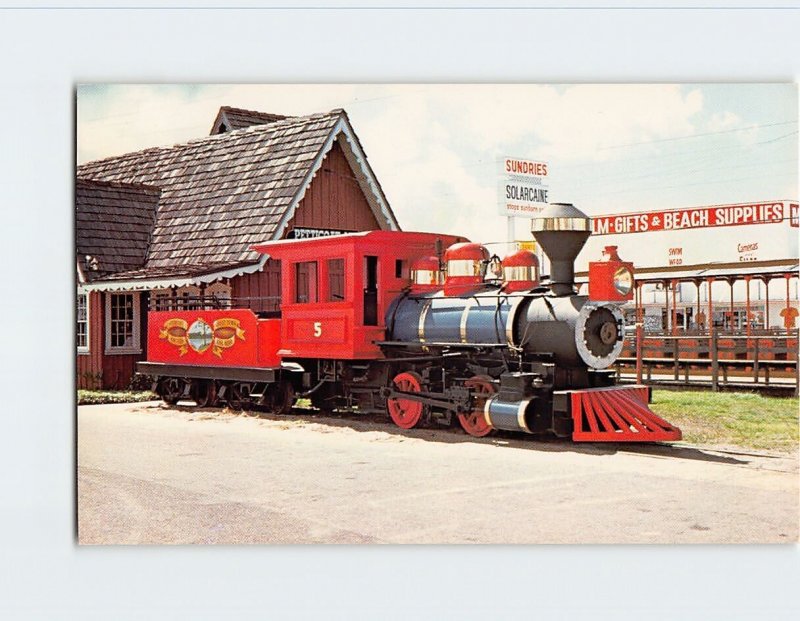 Postcard Number 5, Petticoat Junction Railroad, Panama City Beach, Florida