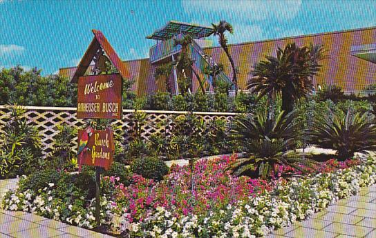 Floral Path and Escalator To Observation Deck Busch Gardens Tampa Florida