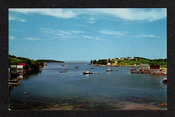 NS Camps  Boats HACKETT'S COVE NOVA SCOTIA Postcard