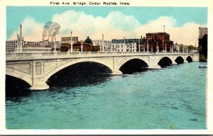 Iowa Cedar Rapids First Avenue Bridge