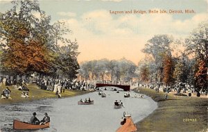 Lagoon and Bridge Belle Isle Detroit MI 