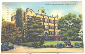 A2221   GREENVILLE,  S.C.   POSTCARD,  HOSPITAL