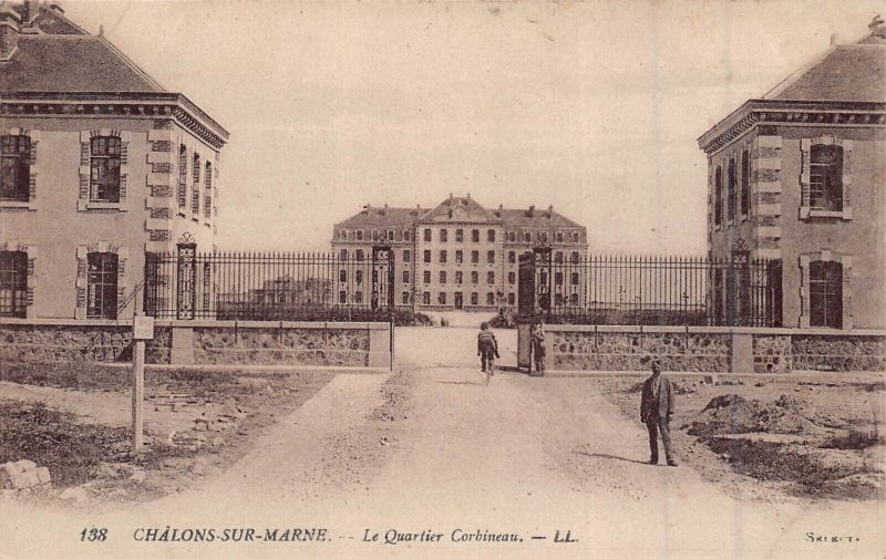 CHALONS-sur-MARNE FRANCE~LE QUARTIER CORBINEAU~PHOTO POSTCARD